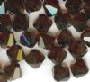 25 6mm Mocca Bicone Swarovski